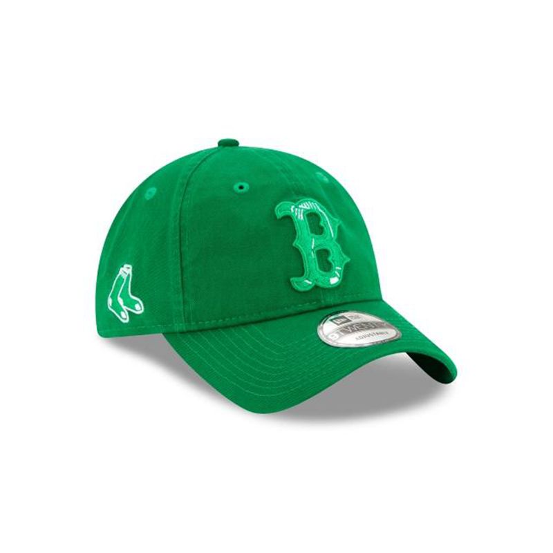 MLB Boston Red Sox St Patricks Day 9Twenty Adjustable (PPC6848) - Green New Era Caps